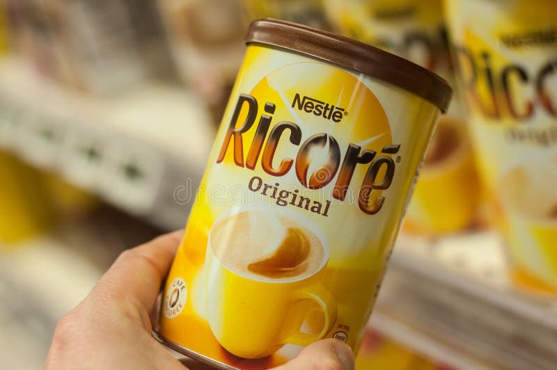 Ricore Brand Of Nestle Compagny Box Of Instant Coffee In ...