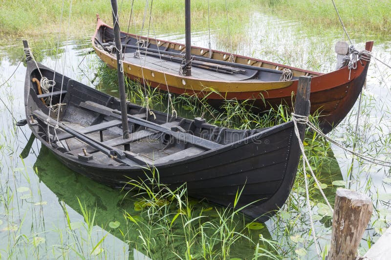 Ricostruzione delle barche di età di Viking