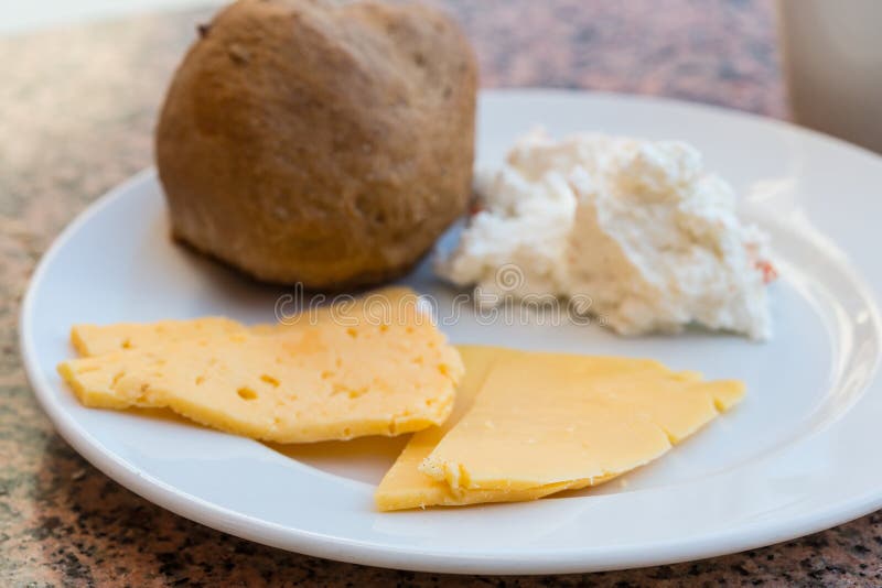 Ricotta and yellow cheeses stock image. Image of milk 50059139