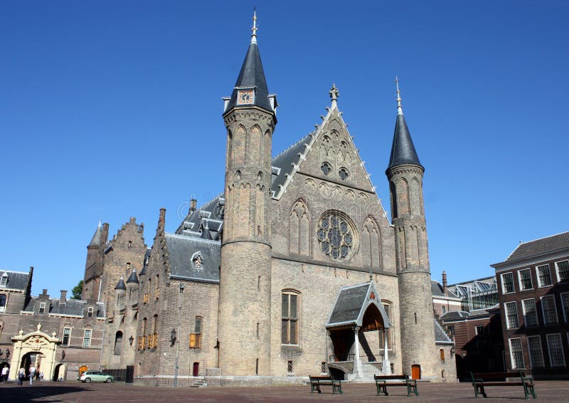 Ridderzaal, Binnenhof, melina Haag, holandie obrazy royalty free Ridderzaal, Binnenhof, melina Haag, holandie obrazy royalty free