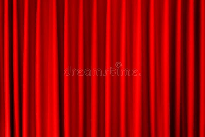 Closed red velvet curtain - use for background. Closed red velvet curtain - use for background.