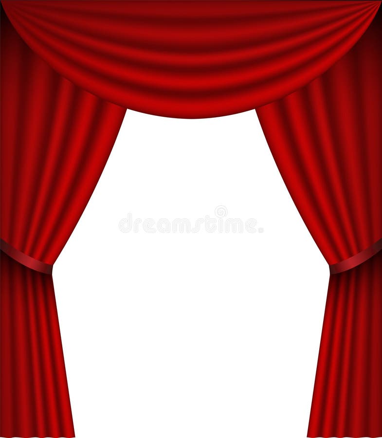 Rideau en vecteur illustration stock Rideau en vecteur illustration stock