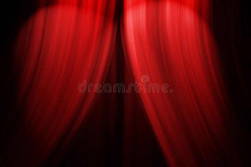 Rideau en étape de théâtre illustration stock Rideau en étape de théâtre illustration stock