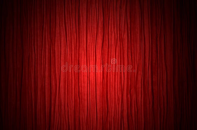 Red curtain background with spotlight. Red curtain background with spotlight