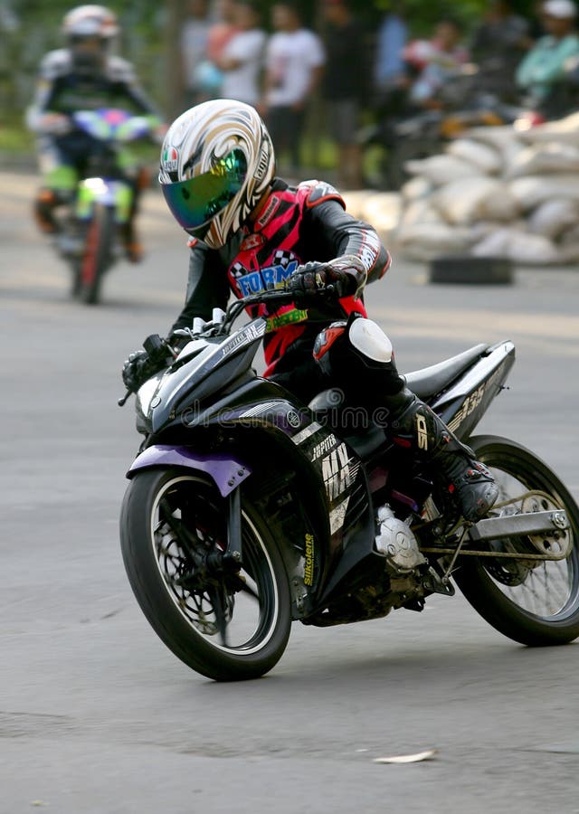 Rider editorial photo. Image of circuit, practicing, java 58257601