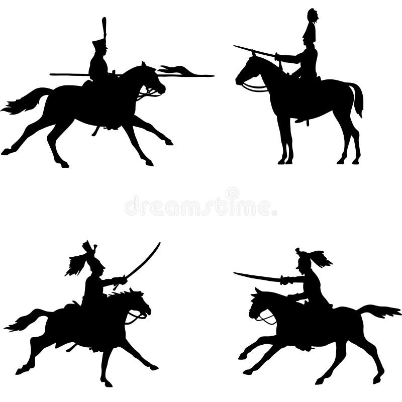 Cavalry Horse Riders Stock Illustrations – 12 Cavalry Horse Riders ...