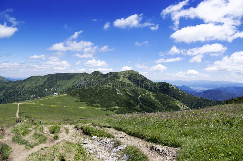 Ridgeway hiking, Mala Fatra Slovakia mountains, amazin views