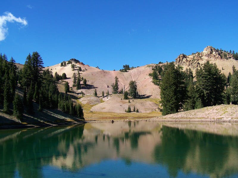 Ridge Lake stock image. Image of park, forest, lassen 16615503