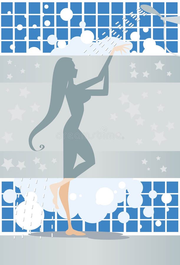 Rien Comme Une Bonne Douche ! Illustration Stock Illustration du