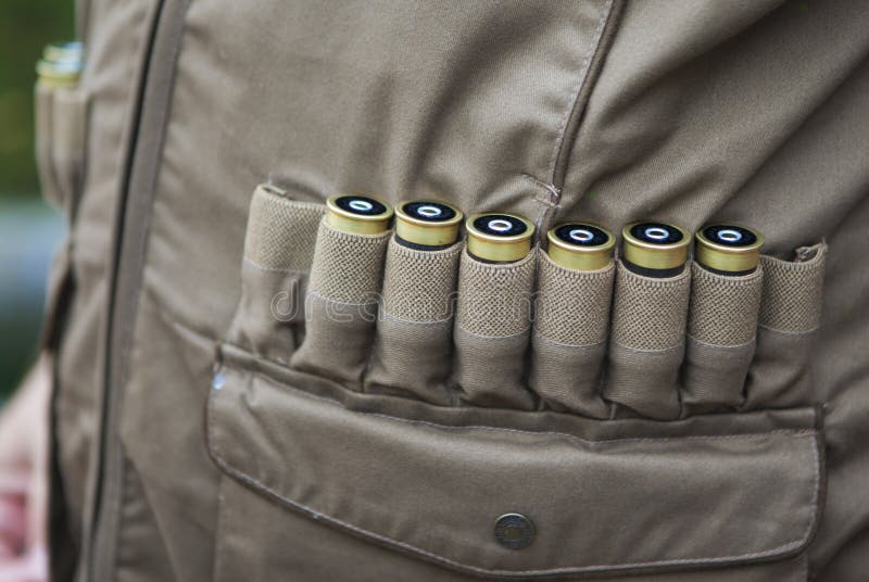 Rifle cartridges royalty free stock image