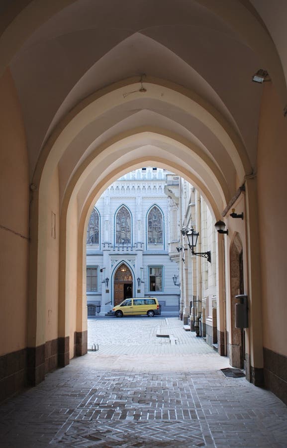 Riga, arch of the big Guild