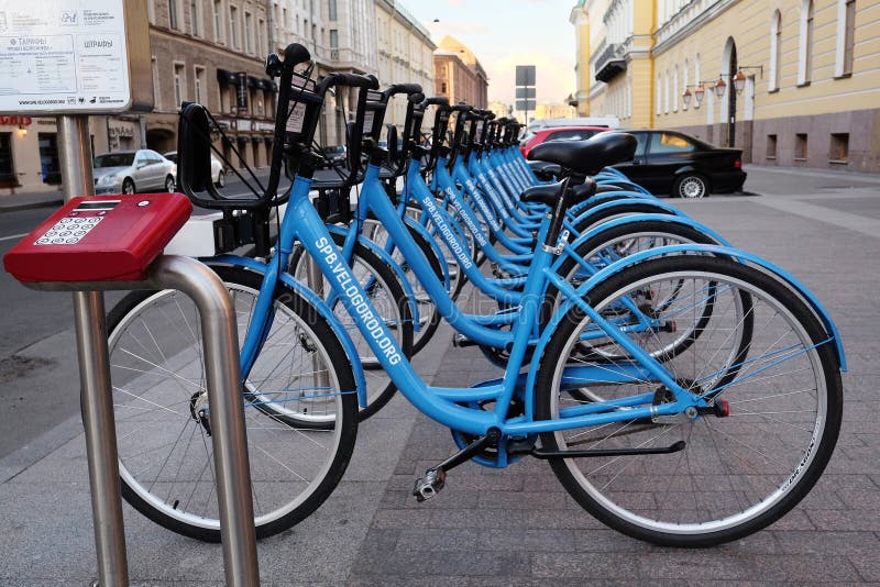 Riga delle biciclette fotografia stock libera da diritti Riga delle biciclette fotografia stock libera da diritti