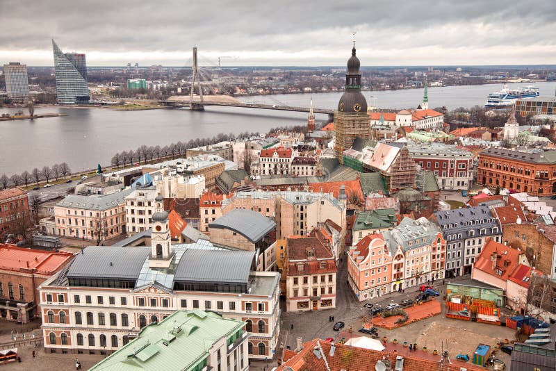 Riga. Lettland stockbilder Riga. Lettland stockbilder