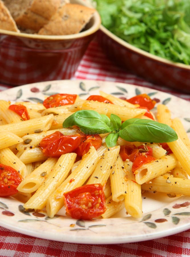 Rigatoni Pasta with Roasted Cherry Tomatoes