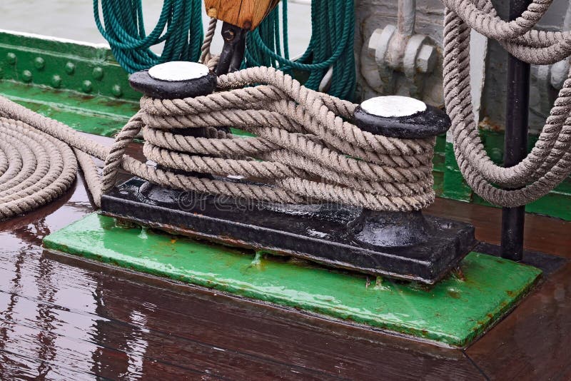 Rigging of a Sailboat Closeup Stock Photo Image of cable, ship 65045442