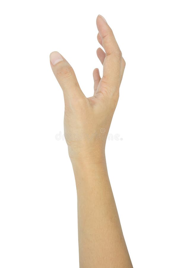 Right back hand of a man trying to reach or grab something. fling, touch sign. Reaching out to the left. isolated on white. Background royalty free stock photography Right back hand of a man trying to reach or grab something. fling, touch sign. Reaching out to the left. isolated on white. Background royalty free stock photography