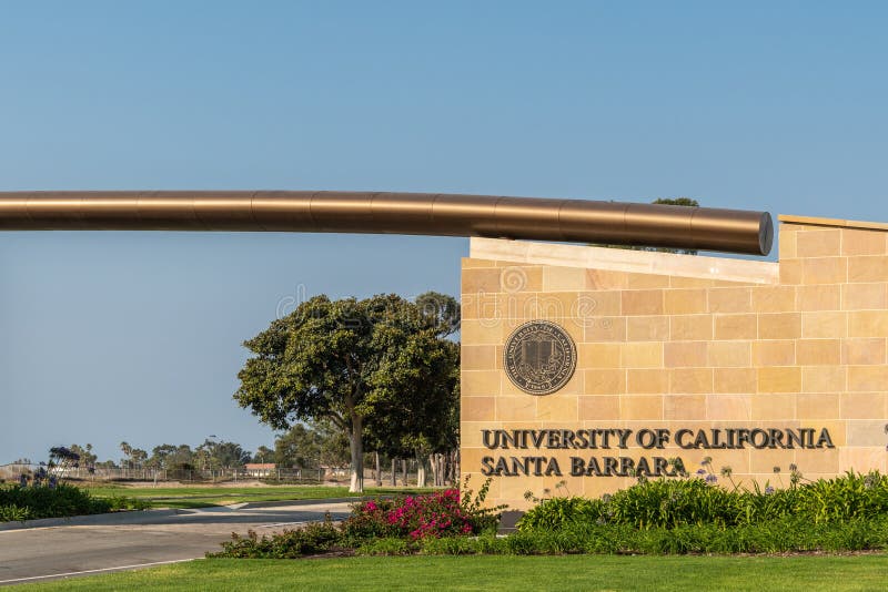 Right Part of Henley Gate of UCSB, Santa Barbara California, USA Editorial  Stock Photo - Image of ucsb, education: 123339688