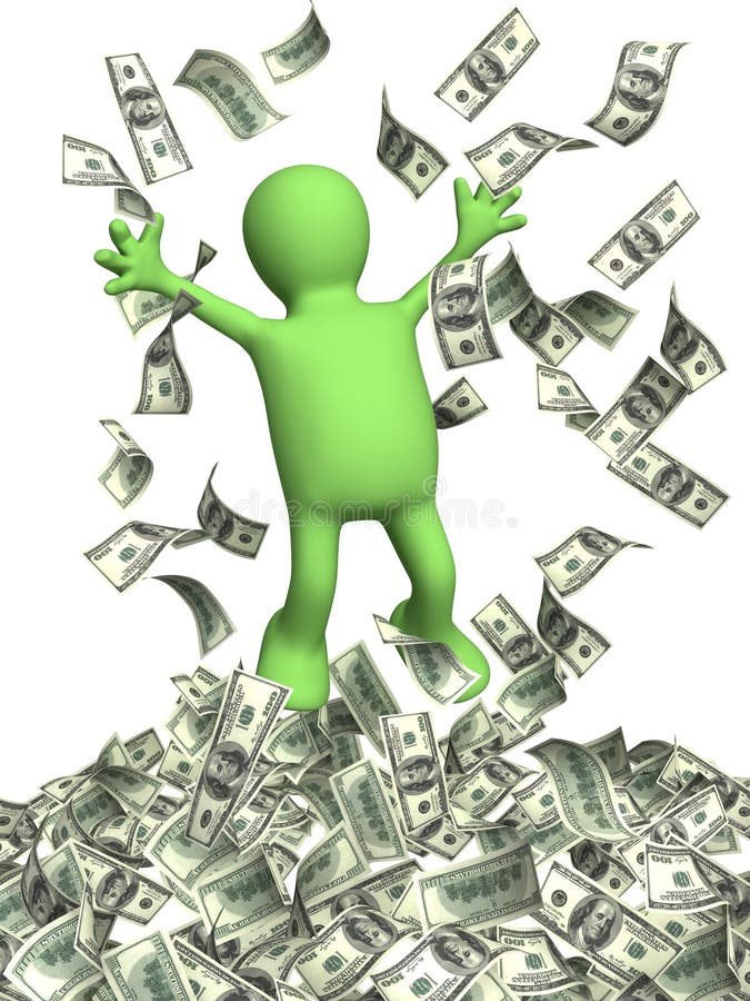 Rijkdom stock illustratie