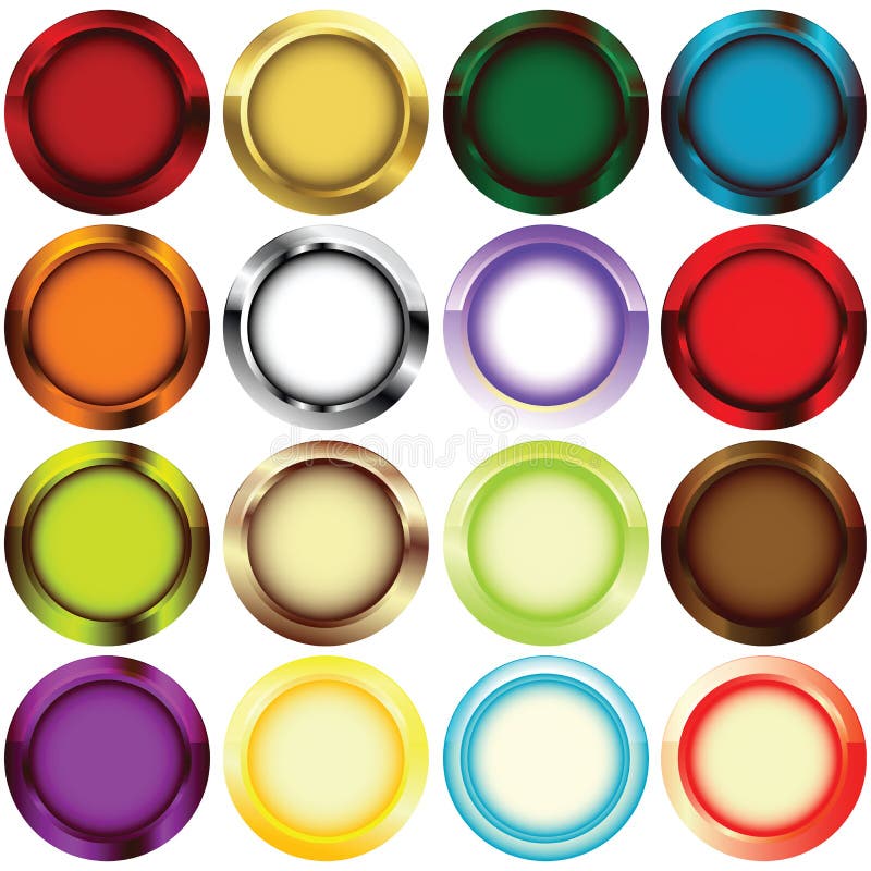 Rim buttons royalty free illustration