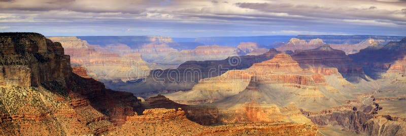 Rim Grand Canyon National Park sul cênico panorâmico majestoso o Arizona
