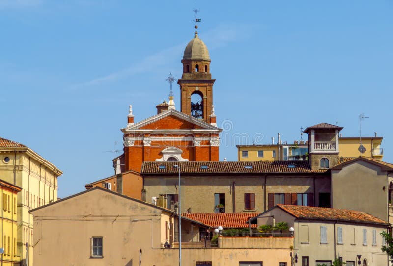 Rimini - vista alla vecchia città fotografie stock Rimini - vista alla vecchia città fotografie stock