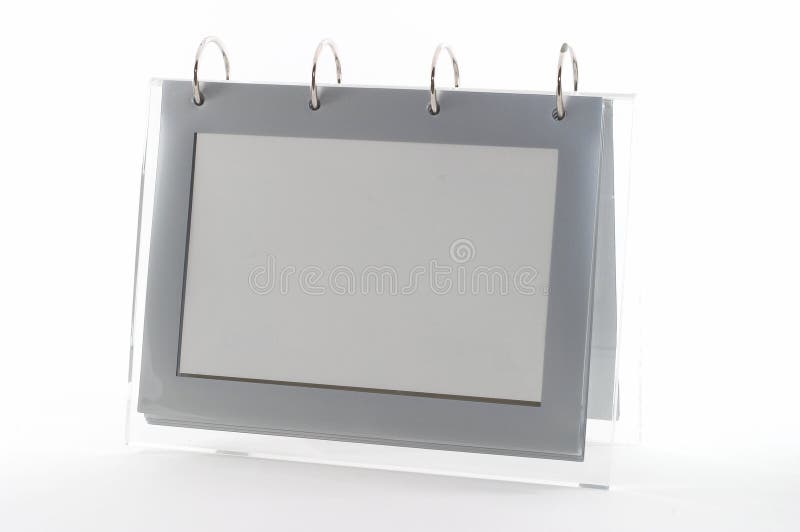 Ring binder empty photo frame royalty free stock photo