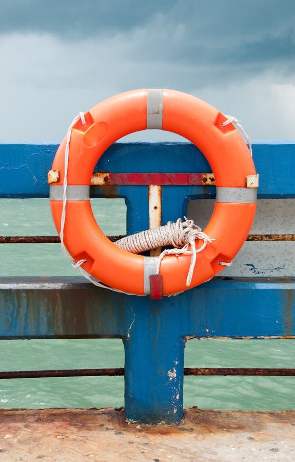Ring Buoy stock image. Image of rope, lifebuoy, nautical 21650503