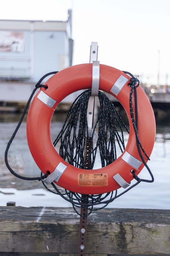 Ring buoy aboard AIDAsol editorial photo. Image of ship - 95002786