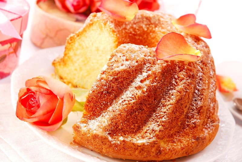 Ring Cake in Romantic Style Stock Image Image of cake, style 12779675