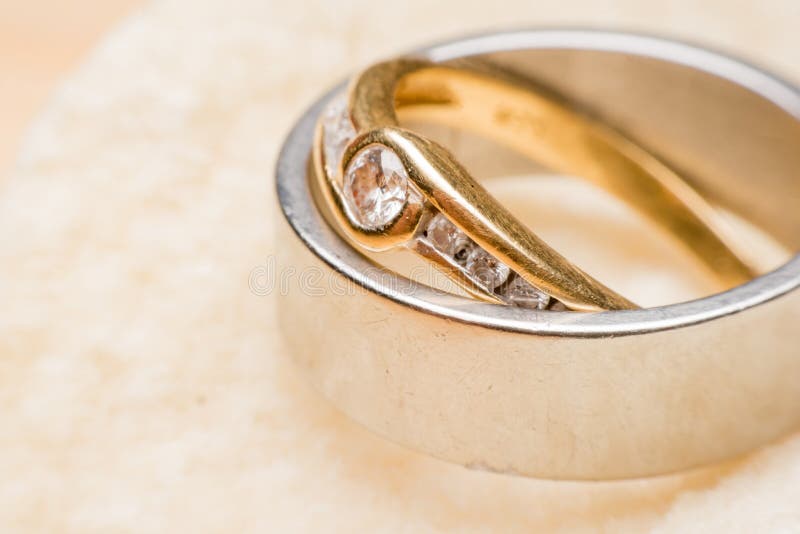 Ring and Potato Chips, Wedding Rings, Engagement Rings, Wedding Stock