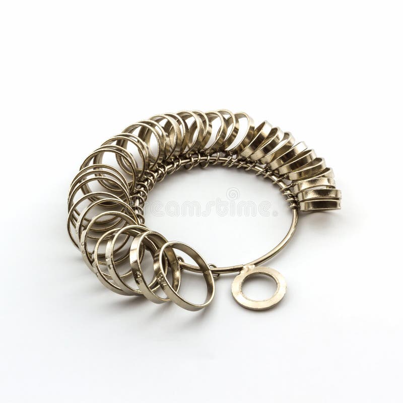 Ring Sizing Tool foto de archivo. Imagen de imagen, humano 63838060