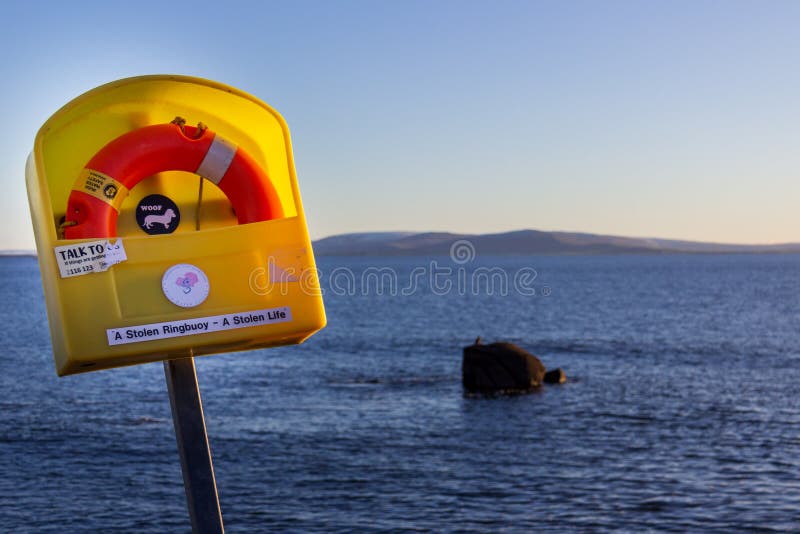 Ringbuoy σε Salthill, Galway, Ιρλανδία στοκ φωτογραφία με δικαίωμα ελεύθερης χρήσης Ringbuoy σε Salthill, Galway, Ιρλανδία στοκ φωτογραφία με δικαίωμα ελεύθερης χρήσης