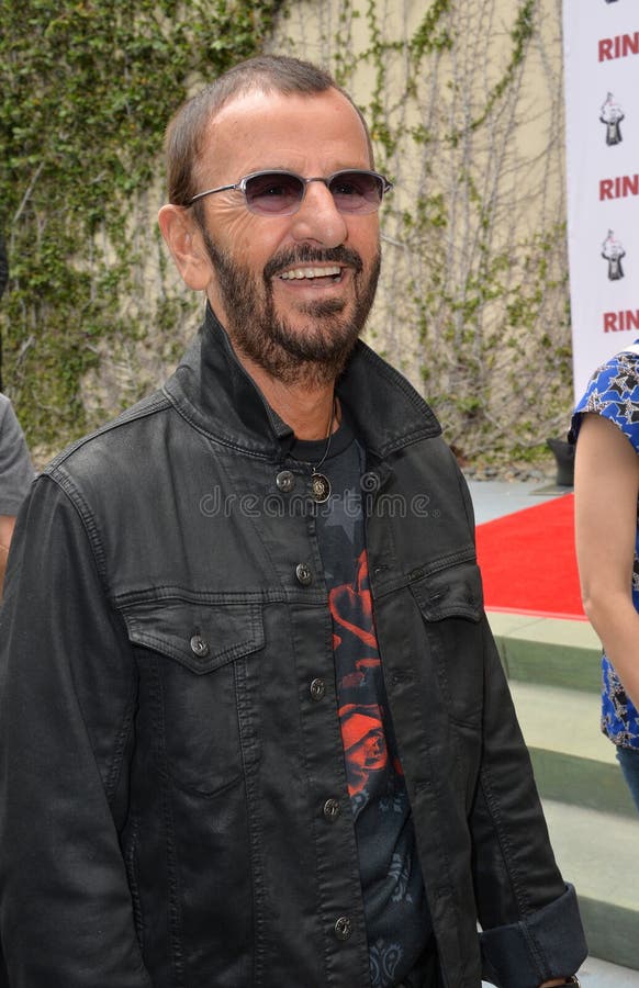 LOS ANGELES, CA - JULY 7, 2015: Ringo Starr at photocall at Capitol Records, Hollywood, to celebrate his 75th birthday