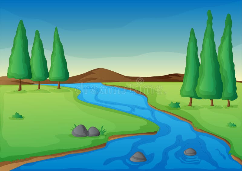 Rio ilustração do vetor