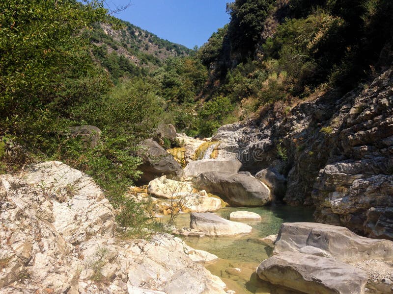 Rio Barbaria, Rocchetta Nervina stock image Rio Barbaria, Rocchetta Nervina stock image