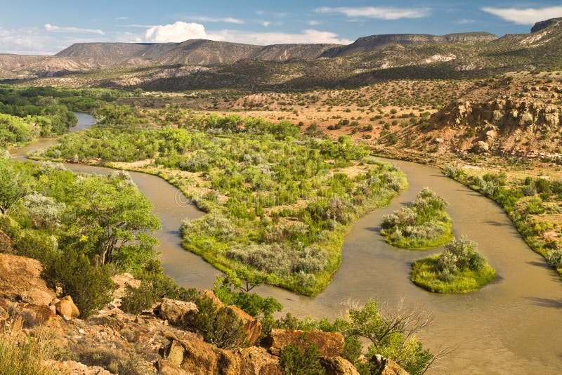 Rio Chama, New Mexico stock image. Image of scenic, river 25928165