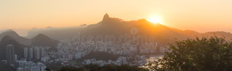 Rio De Janeiro miasto - Panoramiczny widok zdjęcie royalty free Rio De Janeiro miasto - Panoramiczny widok zdjęcie royalty free