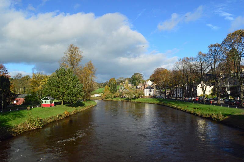 Rio Eden In Appleby-em-Westmorland foto de stock Rio Eden In Appleby-em-Westmorland foto de stock