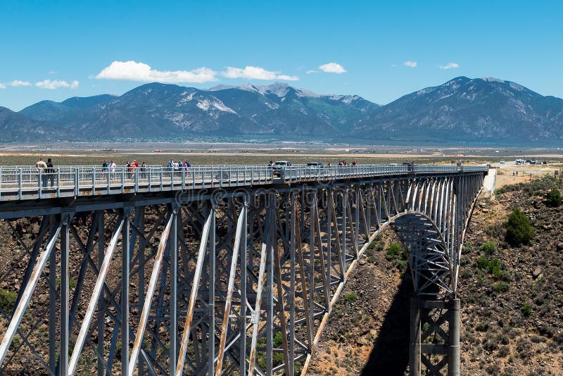 Rio Grande Gorge Bridge Nahe Taos New Mexiko Stockbild Bild Von Amerika Klippe Rio Grande Gorge Bridge Nahe Taos New Mexiko Stockbild Bild Von Amerika Klippe