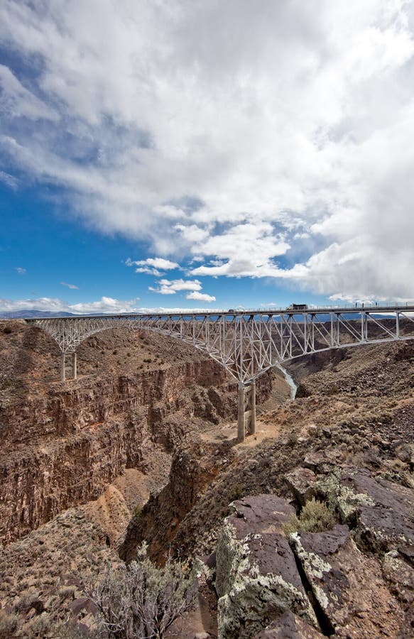 Rio Grande Gorge Bridge in Taos County, New Mexico stock image Rio Grande Gorge Bridge in Taos County, New Mexico stock image