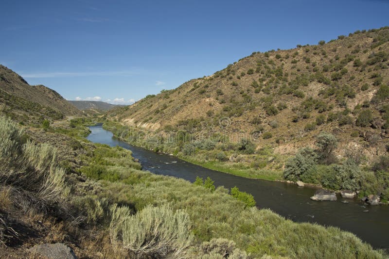 Rio Grande River au Nouveau Mexique photo stock Rio Grande River au Nouveau Mexique photo stock