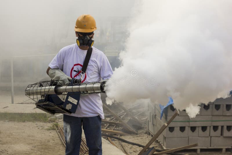 Rio intensifie le combat contre l'aegypti d'aedes du moustique de Zika photo stock Rio intensifie le combat contre l'aegypti d'aedes du moustique de Zika photo stock