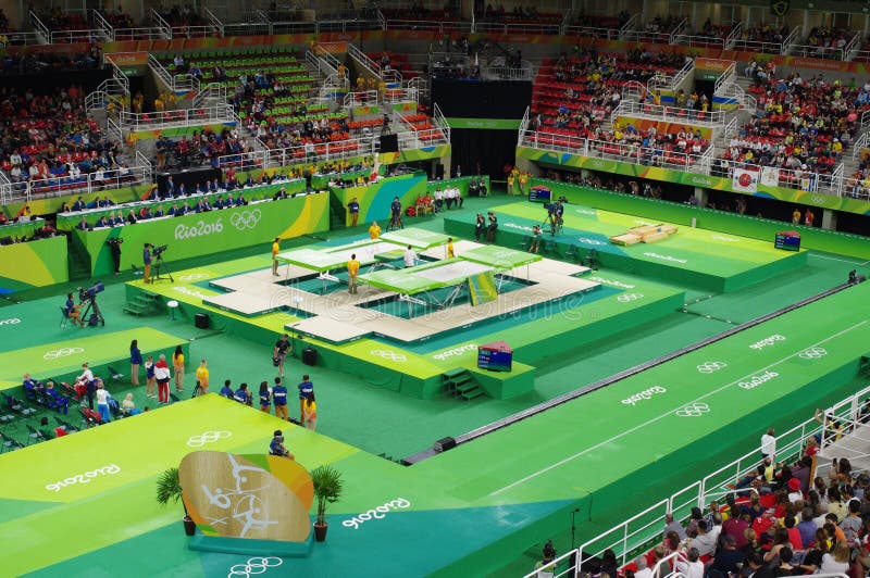 mint TICKET 12.8.2016 Olympia Rio Gymnastics Trampoline # E42