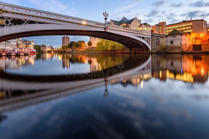 Rio Ouse Inglaterra de York imagem de stock royalty free