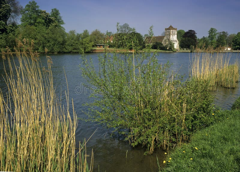 The river thames bisham abbey berkshire. The river thames bisham abbey berkshire