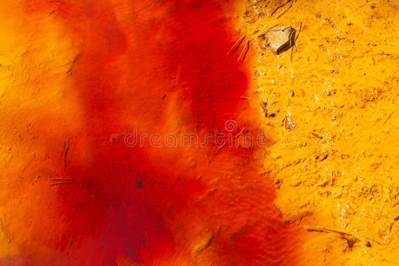 Rio Tinto peisajul lui Marte pe pământ royalty free stock image