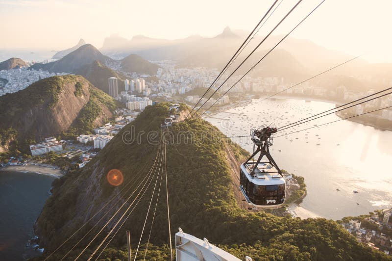Rio von Sugar Loaf lizenzfreie stockfotografie Rio von Sugar Loaf lizenzfreie stockfotografie