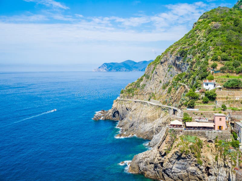 Riomaggiore, ancient village in Cinque Terre, Italy royalty free stock images Riomaggiore, ancient village in Cinque Terre, Italy royalty free stock images