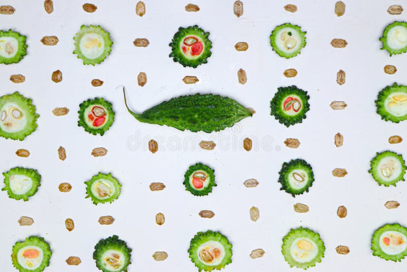 Ripe Bitter Melon with Seeds Stock Photo Image of agricultural