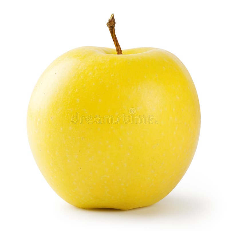 bright yellow apple